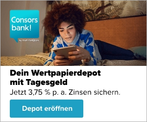 Consorsbank Neukundenaktion