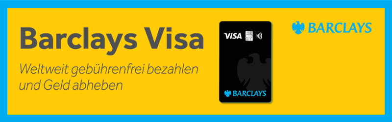 Kostenlose Kreditkarte Barclaycard VISA