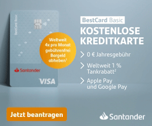 Santander Kreditkarte 1plus Visa